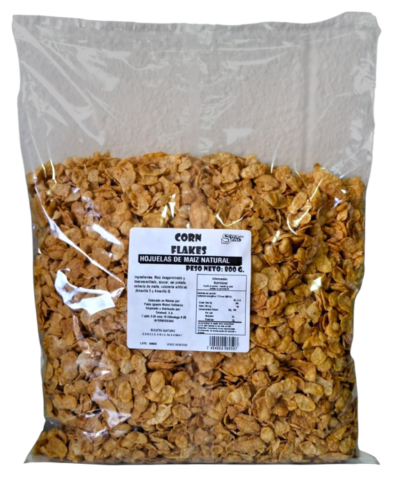 Cereales HEBBE (marca por confirmar) Hojuelas de maíz natural Natural, 800 g