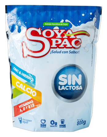 Soyapac Bebida de soya en polvo Sin lactosa, 800 g