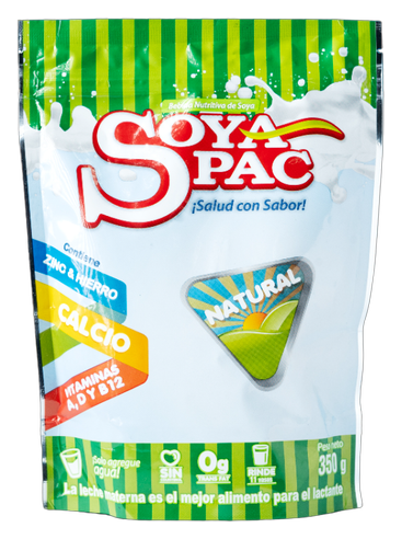 Soyapac Bebida de soya en polvo Natural, 350 g