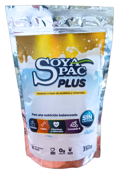 Soyapac Plus Bebida de soya en polvo Plus Sin lactosa, 350 g