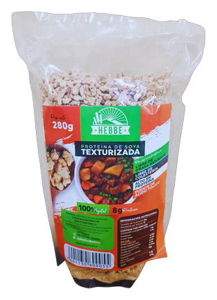 HEBBE/Alimentos Colpac (identificación pendiente) Proteína de soya texturizada Bolsa, 280 g