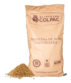 HEBBE/Alimentos Colpac (identificación pendiente) Proteína de soya texturizada Granel, 26 lb
