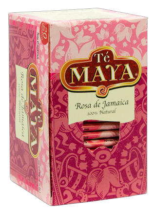 Té Maya Infusión en sobres Rosa de Jamaica, 20 sobres